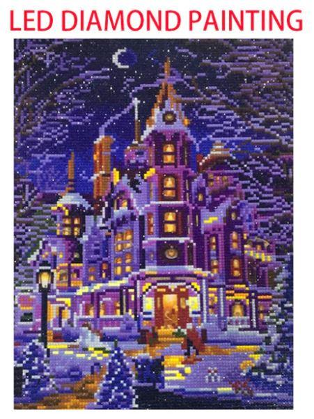 A House In Winter Night LED