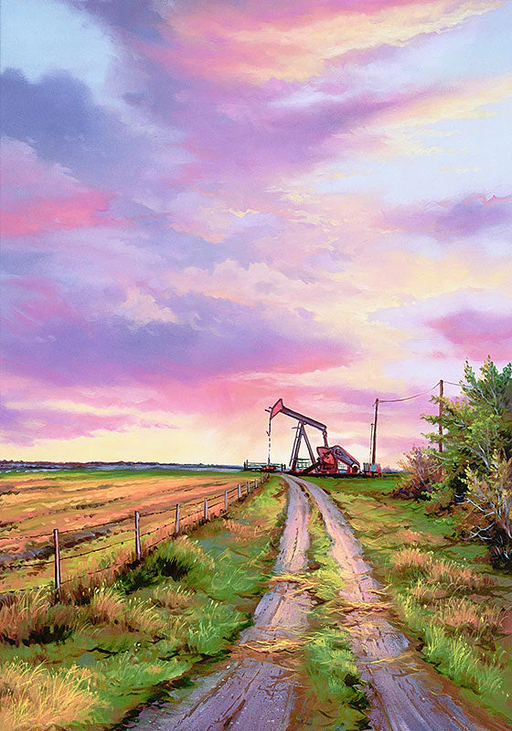 Alberta Dawn- Art by Jonn Einerssen