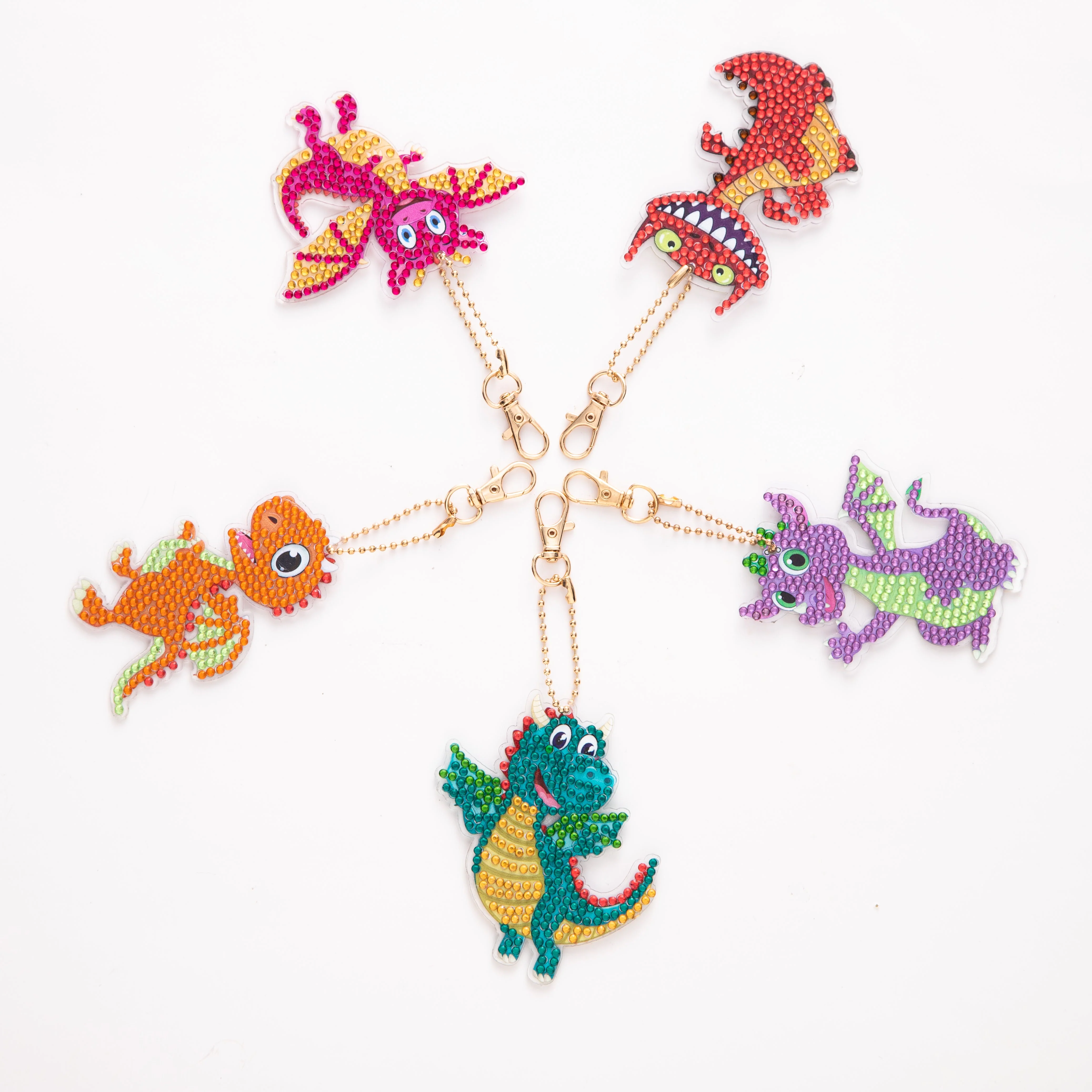 Baby Dragons - Diamond Painting Keychains - Image 2