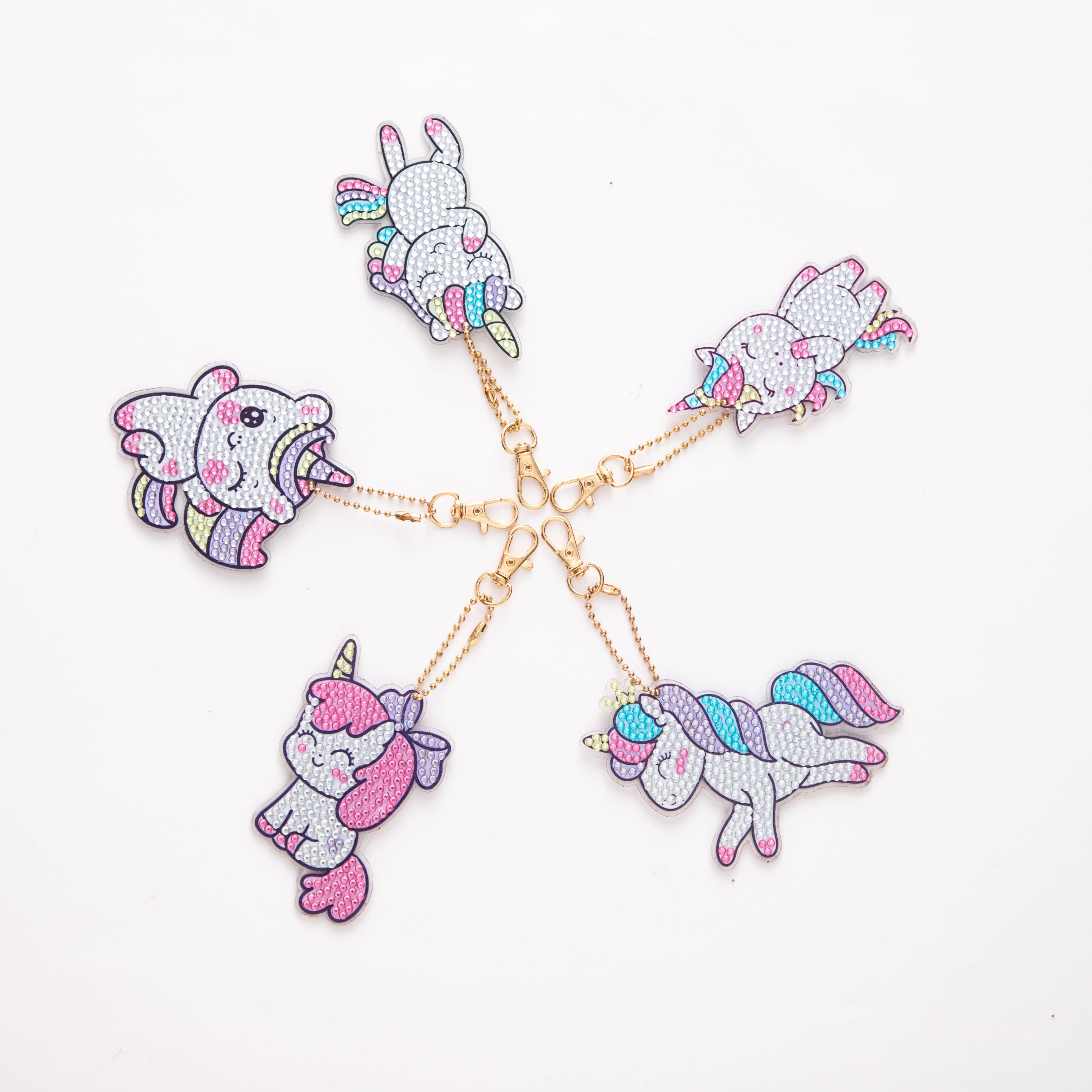 Baby Unicorn - Diamond Painting Keychains - Image 2