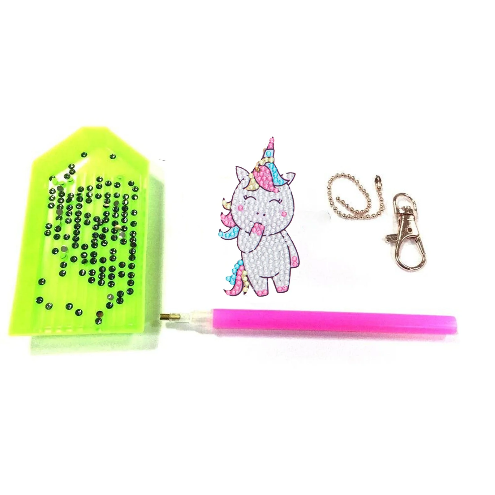 Baby Unicorn - Diamond Painting Keychains - Image 5