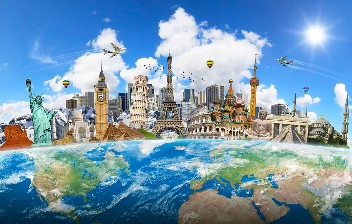 Beautiful 5D World Map