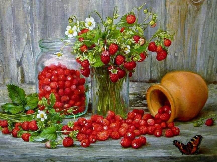 Berries Spilled of the Jar