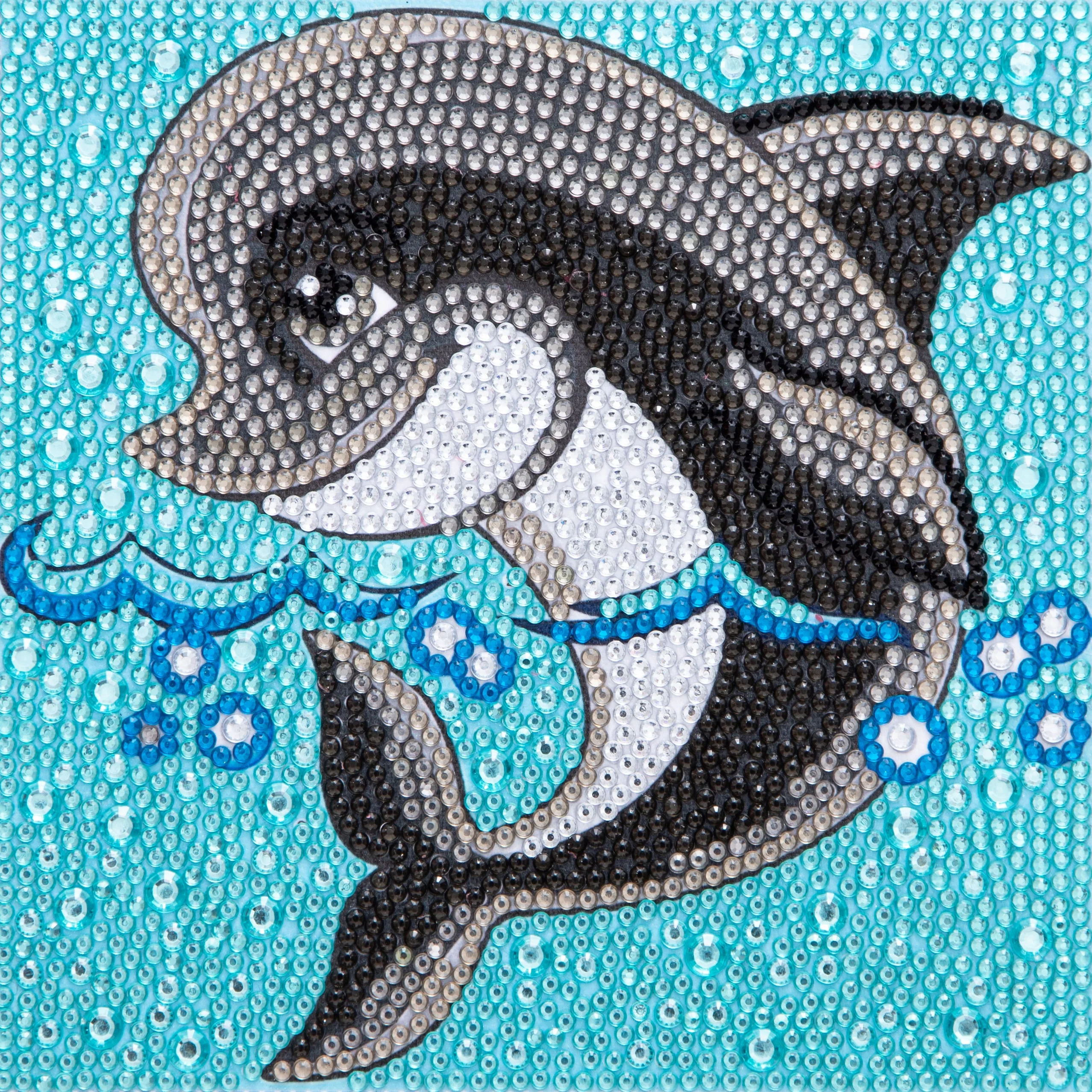 Black & White Dolphin - Special Diamond painting - Image 5