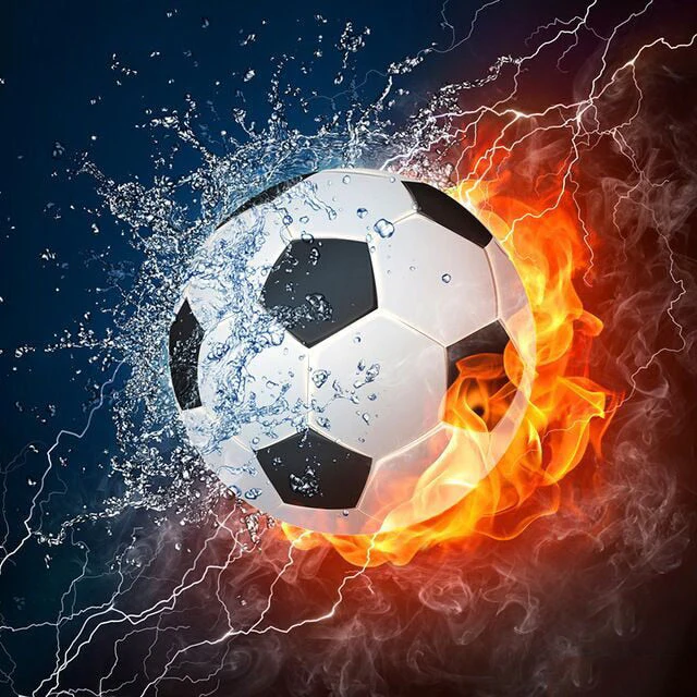 Blazing & Splashing Soccer DIY Painting - Image 2