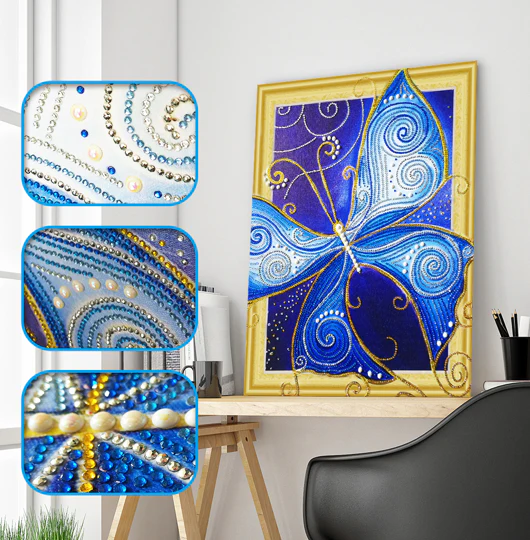 Blue Butterfly - Special Diamond Painting