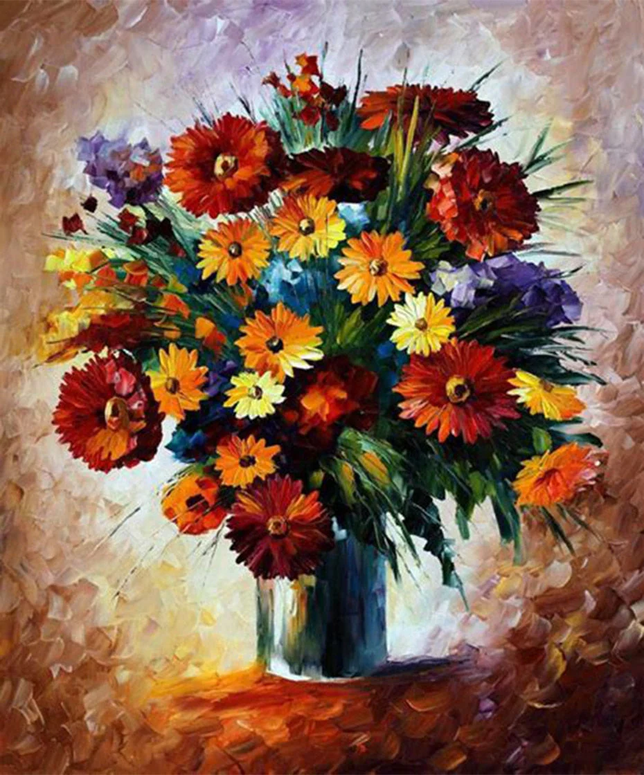 Bunch of Flowers DIY Painting
