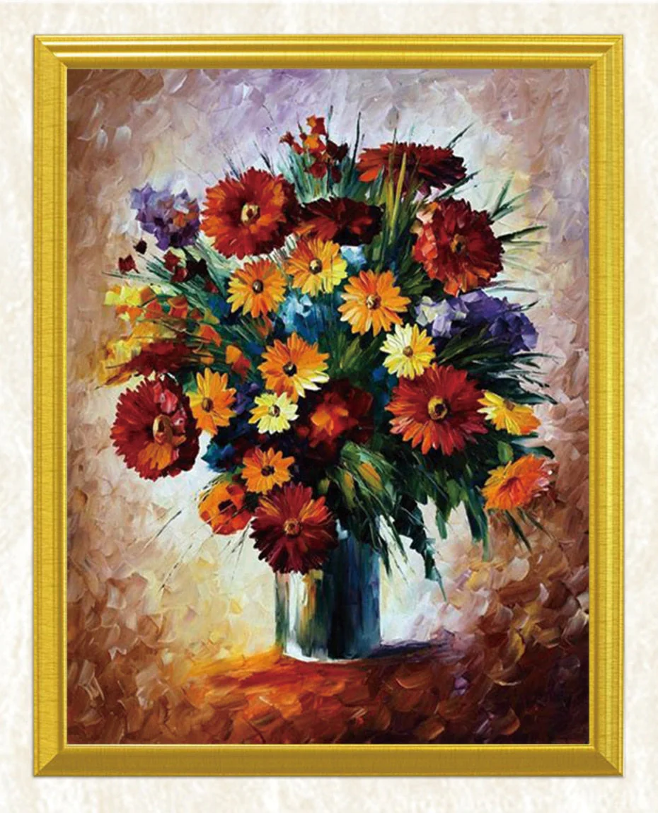 Bunch of Flowers DIY Painting - Image 3