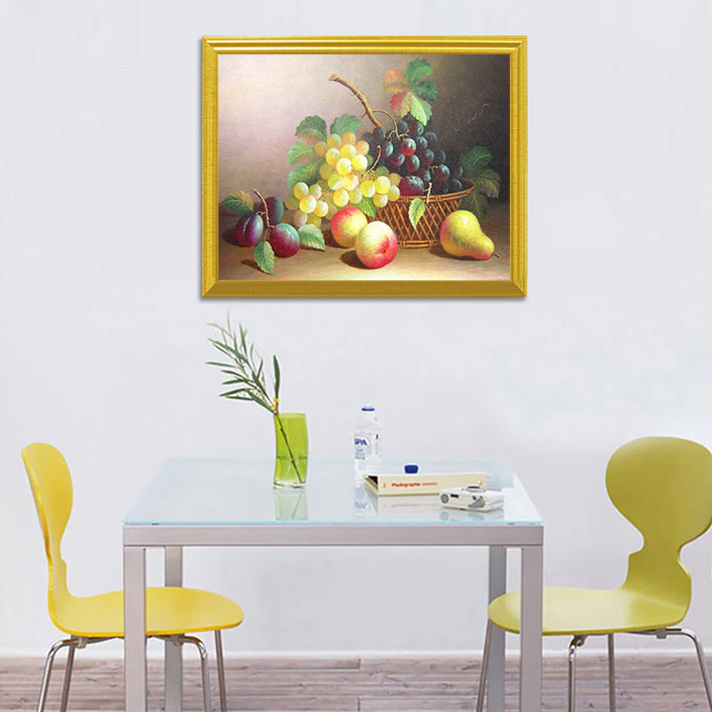 Bunch Of Grapes & some Fruits Painting - Image 2