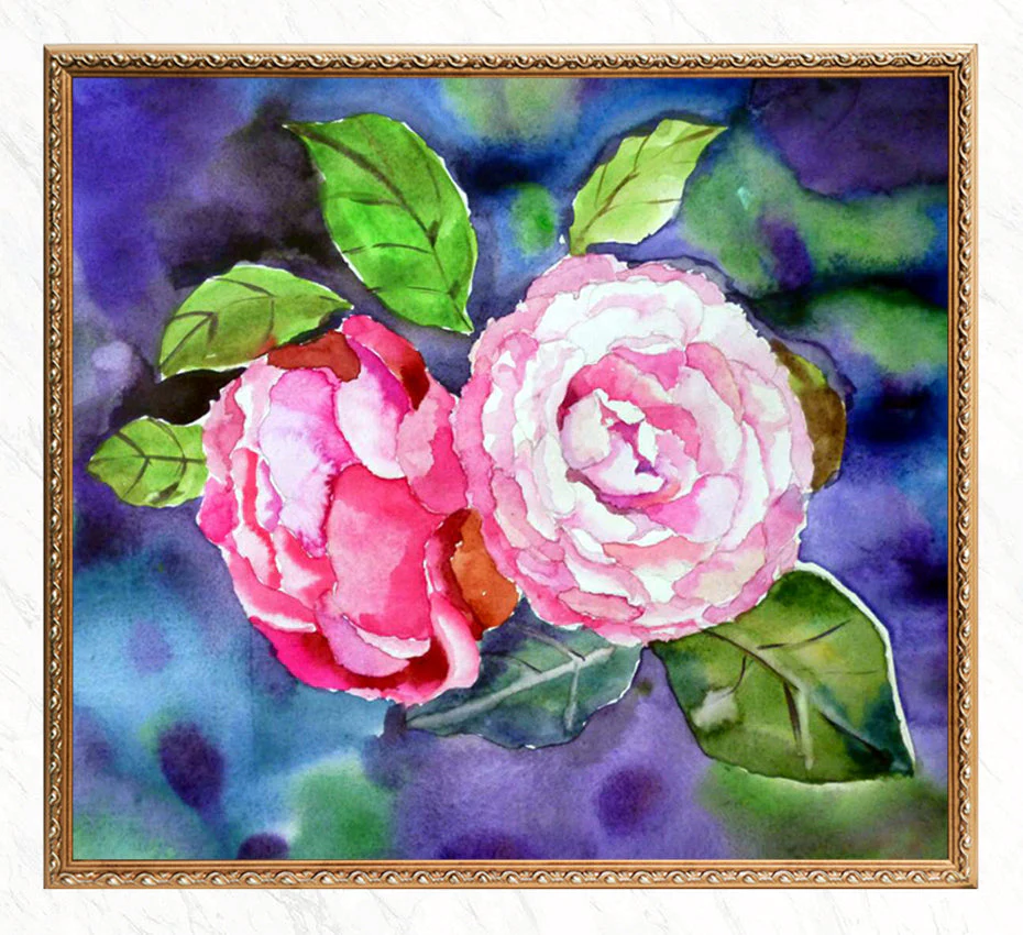 Camellia Flowers - DIY Diamond Painting - Image 3