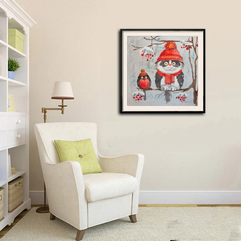 Cartoons on Tree DIY Diamond Painting - Image 2