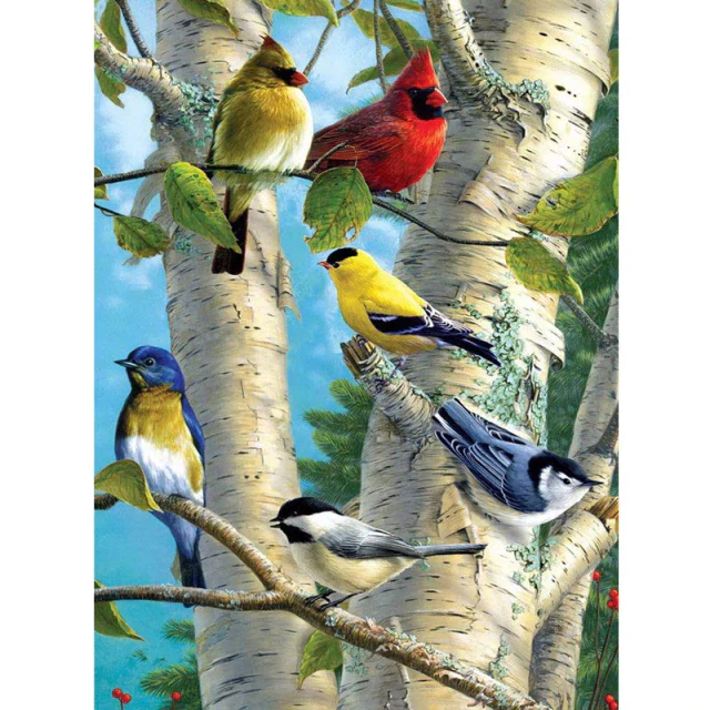 Charming Birds - Diamond Painting Art