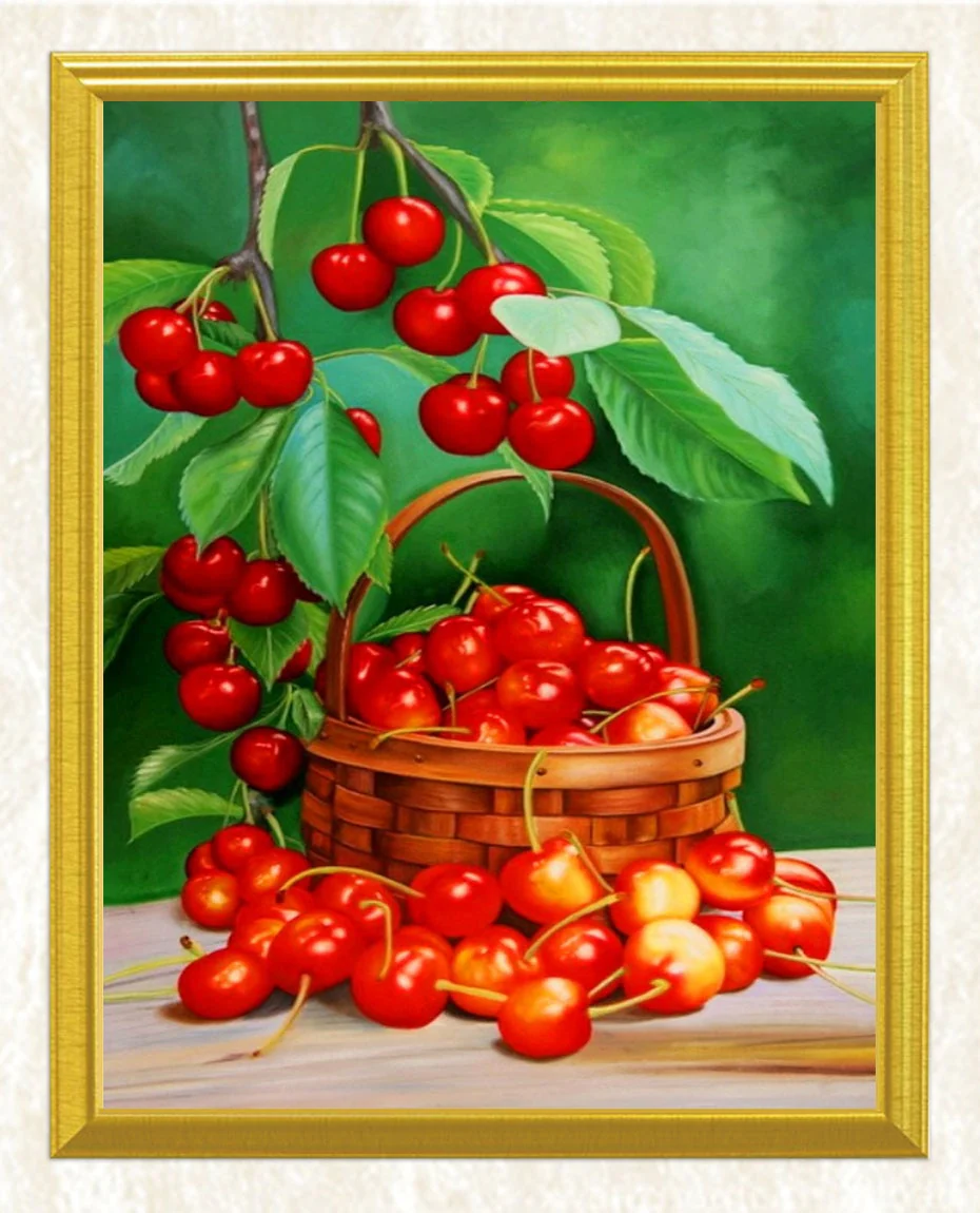 Cherry Basket DIY Diamond Painting - Image 3