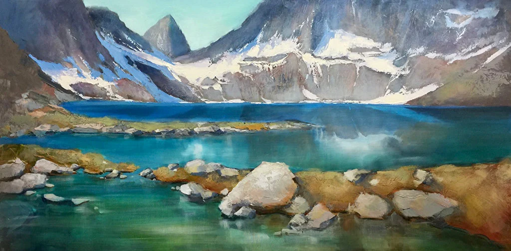 Cobalt Lake - Art by Linda Wilder