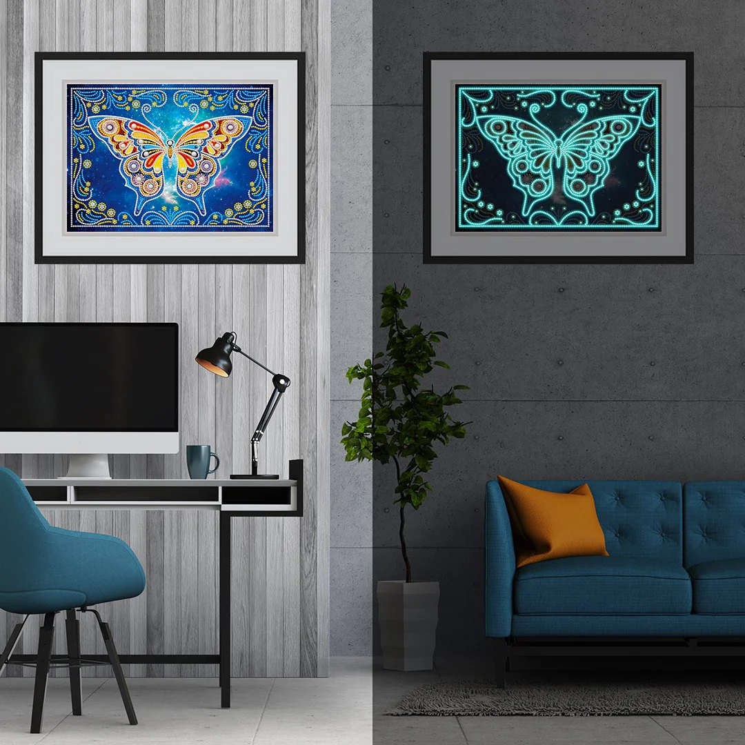 Color Changing Butterfly Special Diamond Painting