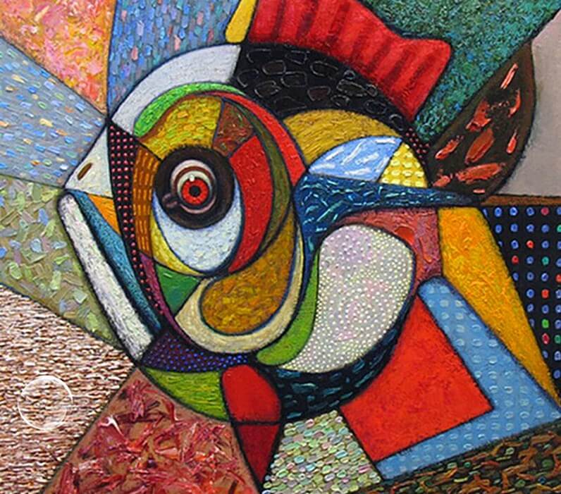 Colorful Fish Art Painting Kit