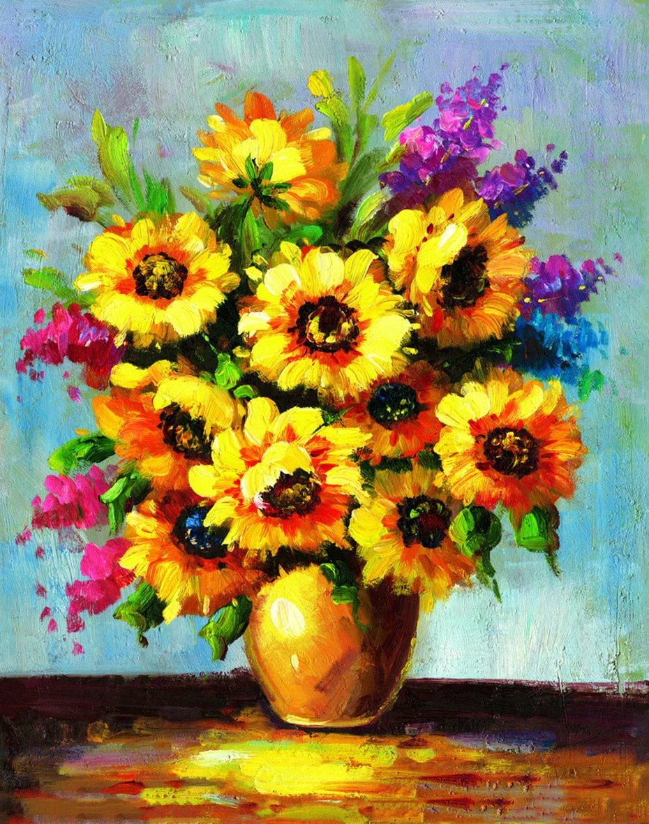 Colorful Flowers DIY Diamond Painting