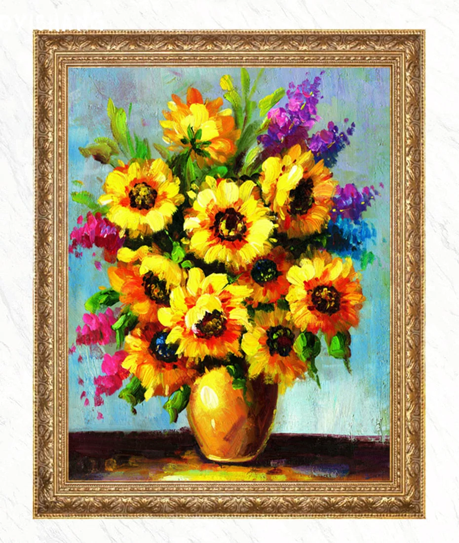 Colorful Flowers DIY Diamond Painting - Image 3