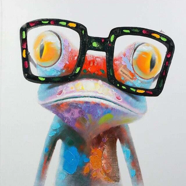 Colorful Frog - Diamond Painting Art