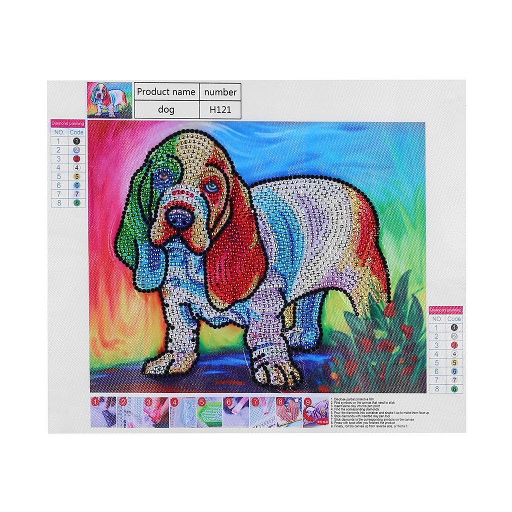 Colorful Little Dog - Special Diamond Painting - Image 6