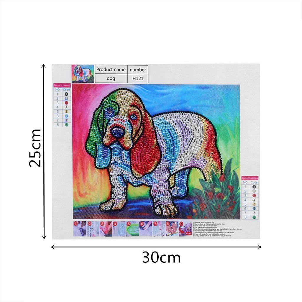 Colorful Little Dog - Special Diamond Painting - Image 9