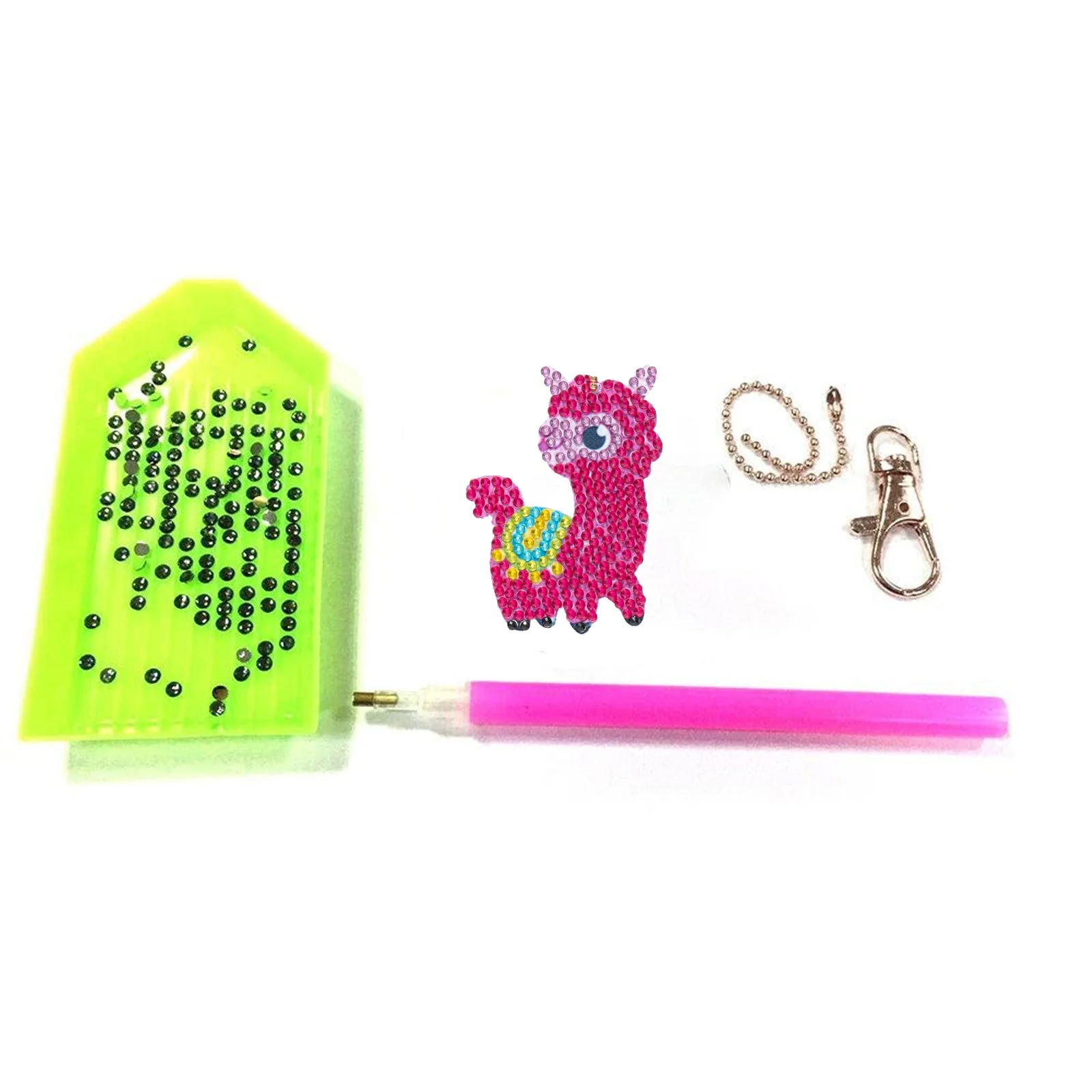Colorful Llama - Diamond Painting Keychains - Image 5