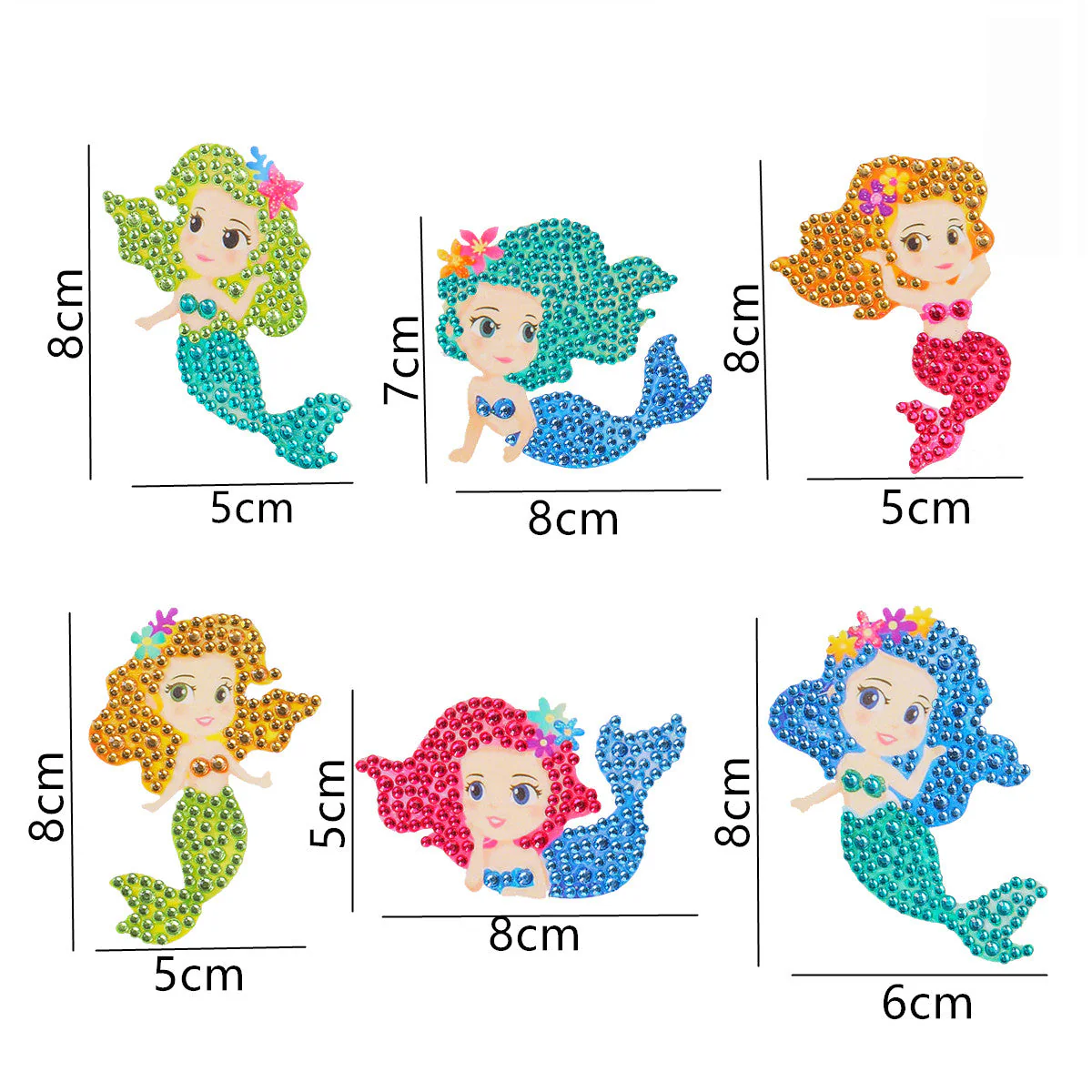 Colorful Mermaid - Diamond Painting Stickers - Image 3