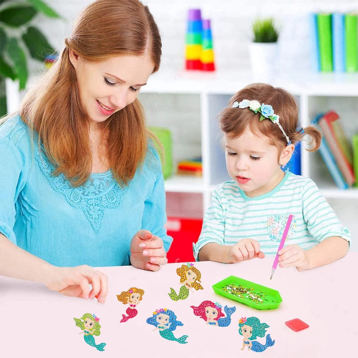 Colorful Mermaid - Diamond Painting Stickers - Image 4