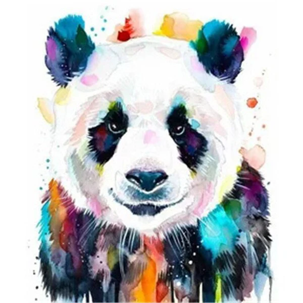 Colorful Panda - DIY Diamond Painting Kit
