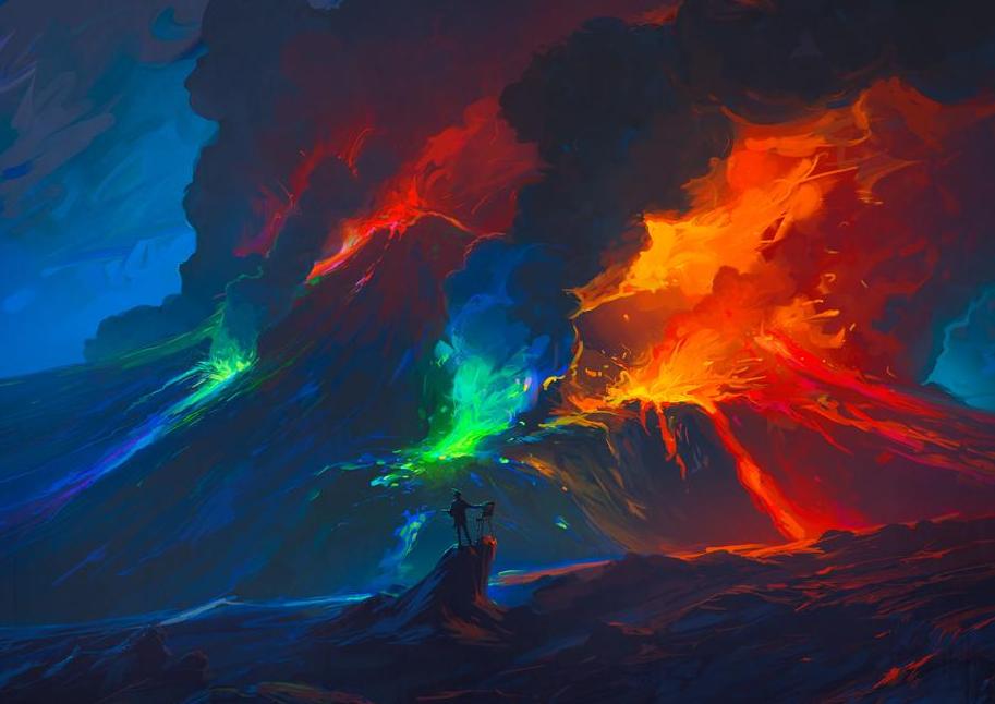 Colorful Rhads Art - DIY Diamond Painting kit