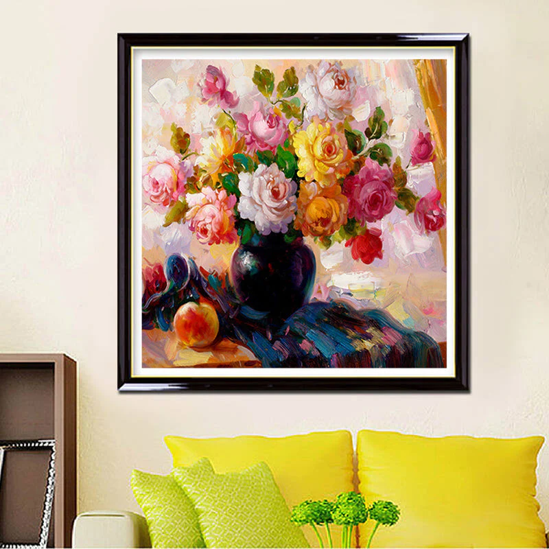 Colorful Roses DIY Diamond Painting - Image 2