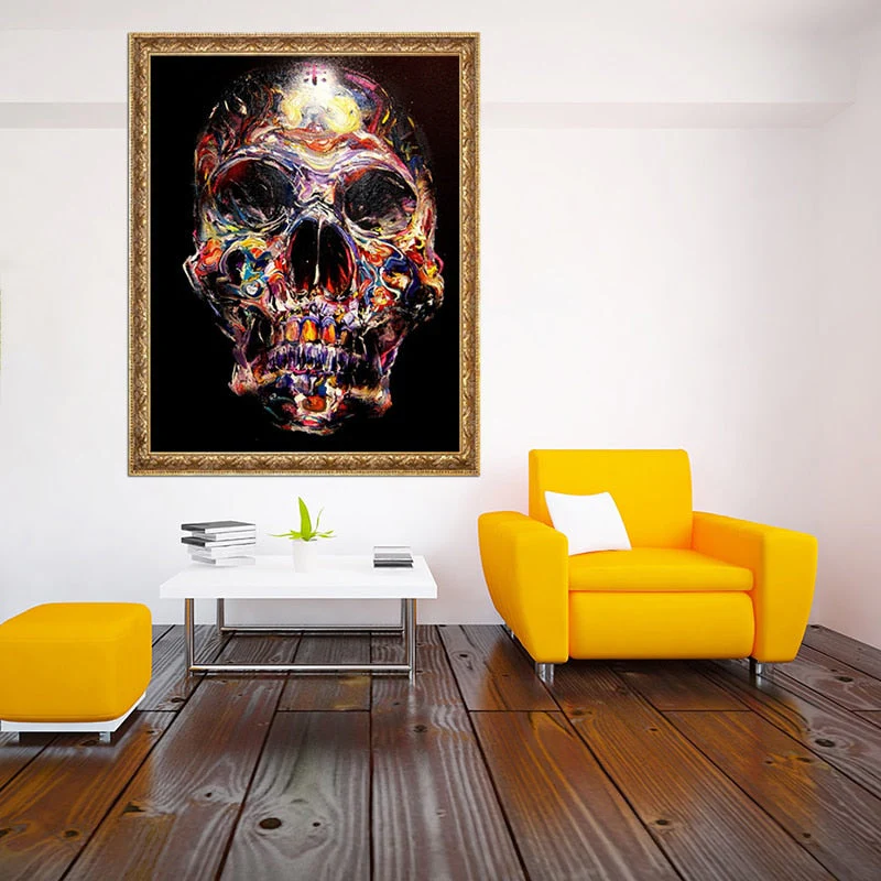 Colorful Skull DIY Diamond Painting - Image 2