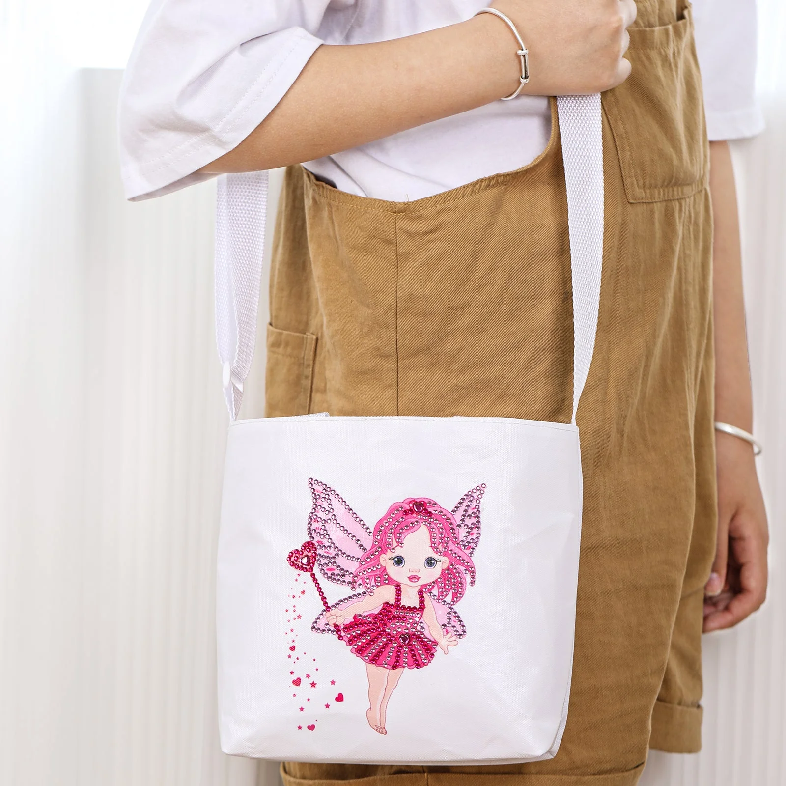 Cute Fairy Diamond Painting Tote Bag - Image 2