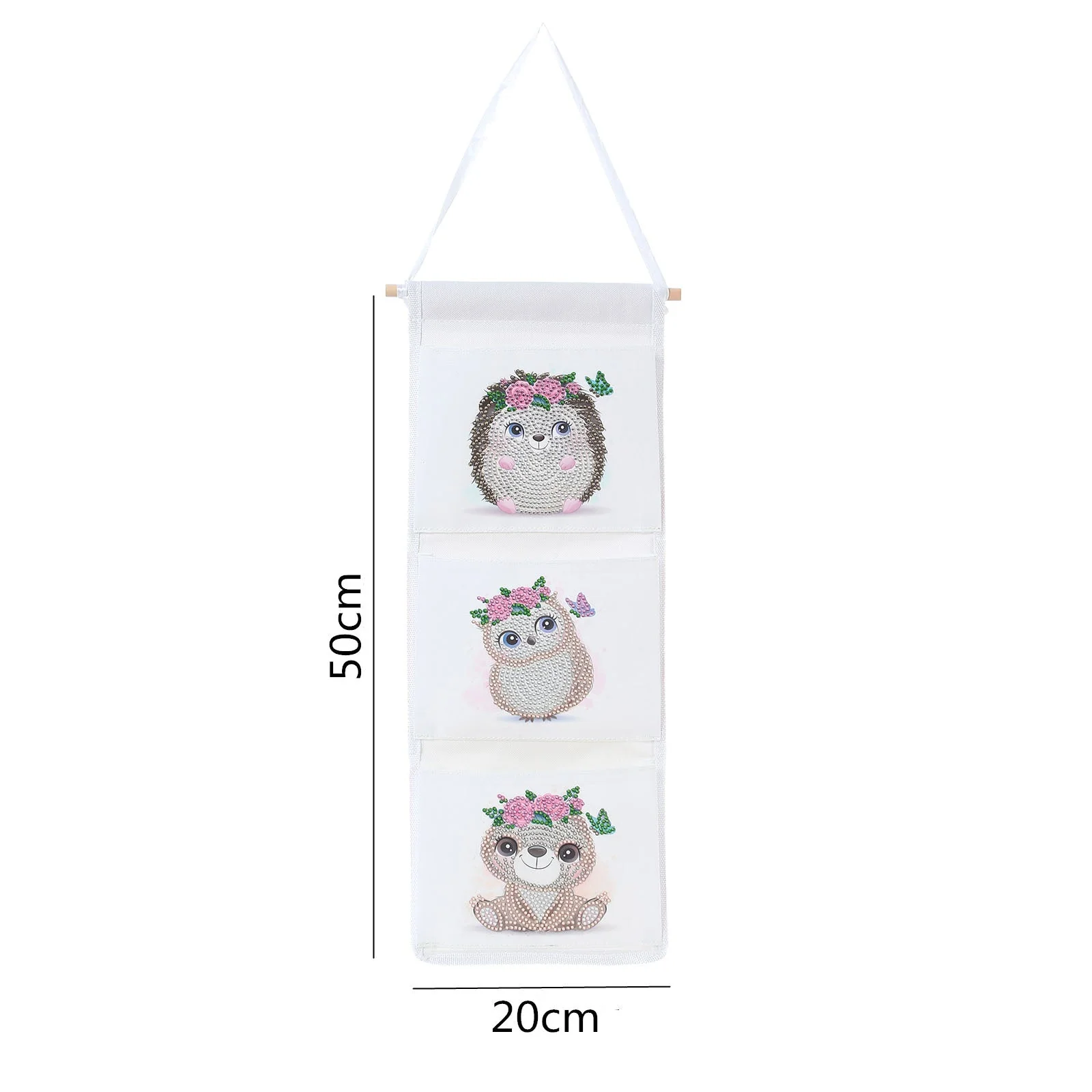 Cute Hedgehog Diamond Painting Storage Bag - Image 4