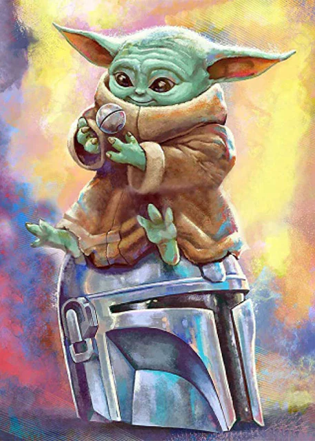 Cute Little Yoda Diamond Painting