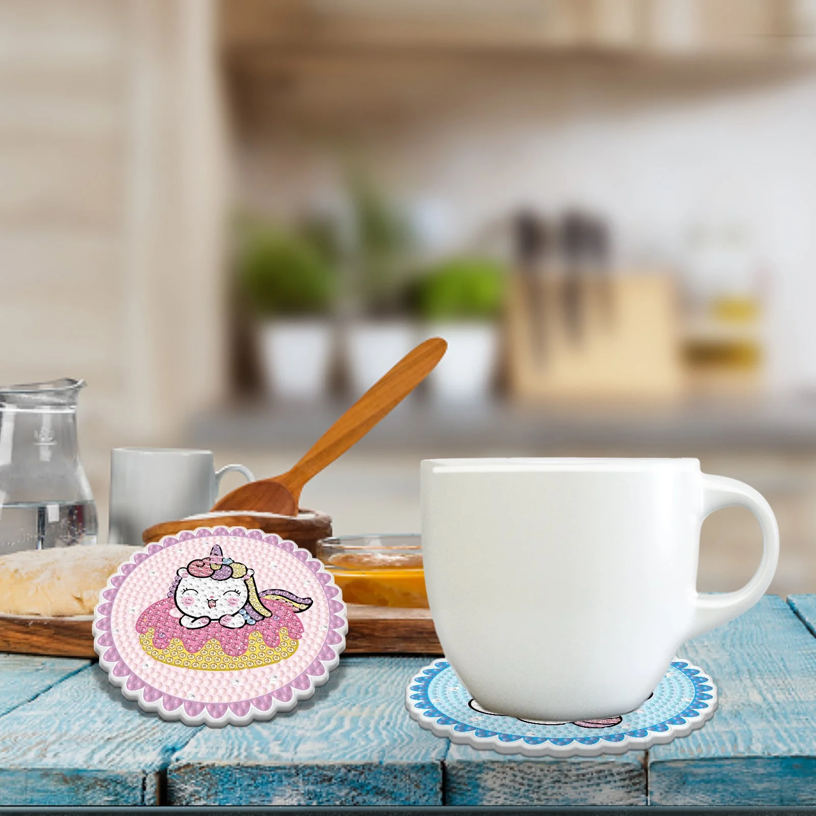 Cute Unicorn Table Coasters Diamond Painting - Image 3