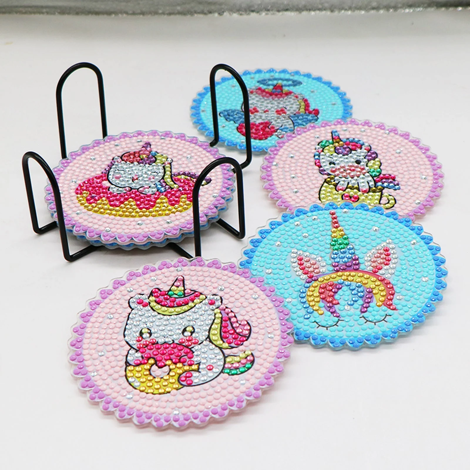 Cute Unicorn Table Coasters Diamond Painting - Image 4