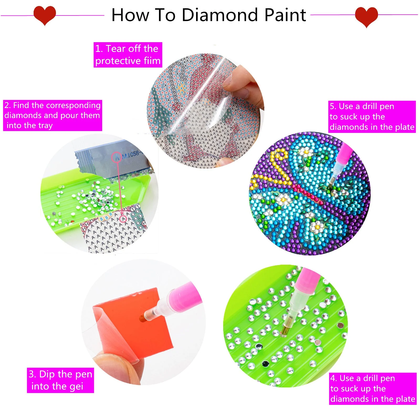 Diamond Painting Coasters Butterfly Design - Image 5