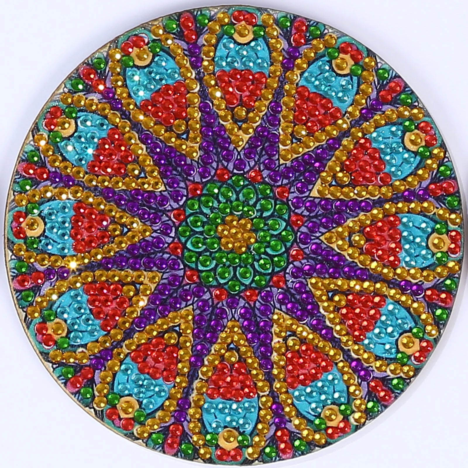 Diamond Painting Coasters Set in Mandala Style - Image 4