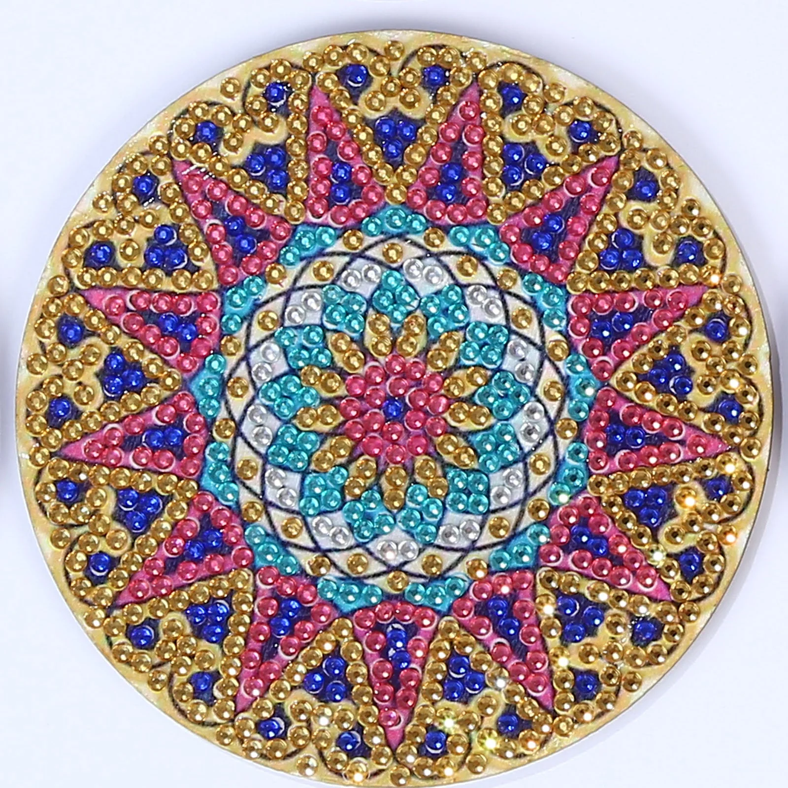 Diamond Painting Mandala Coasters & Stand - Image 6