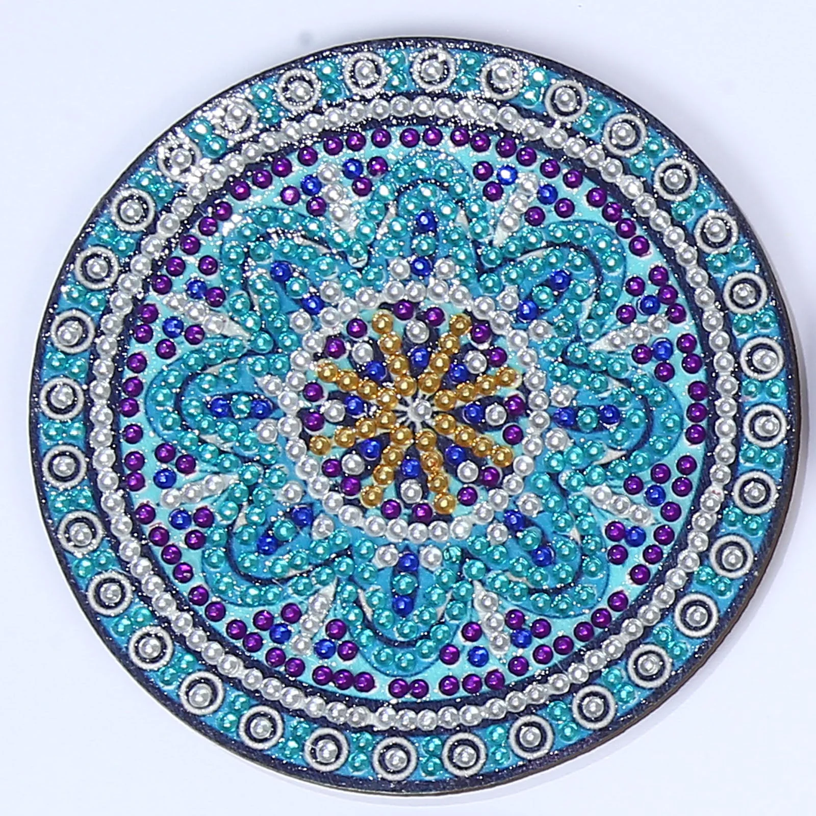 Diamond Painting Mandala Coasters & Stand - Image 8