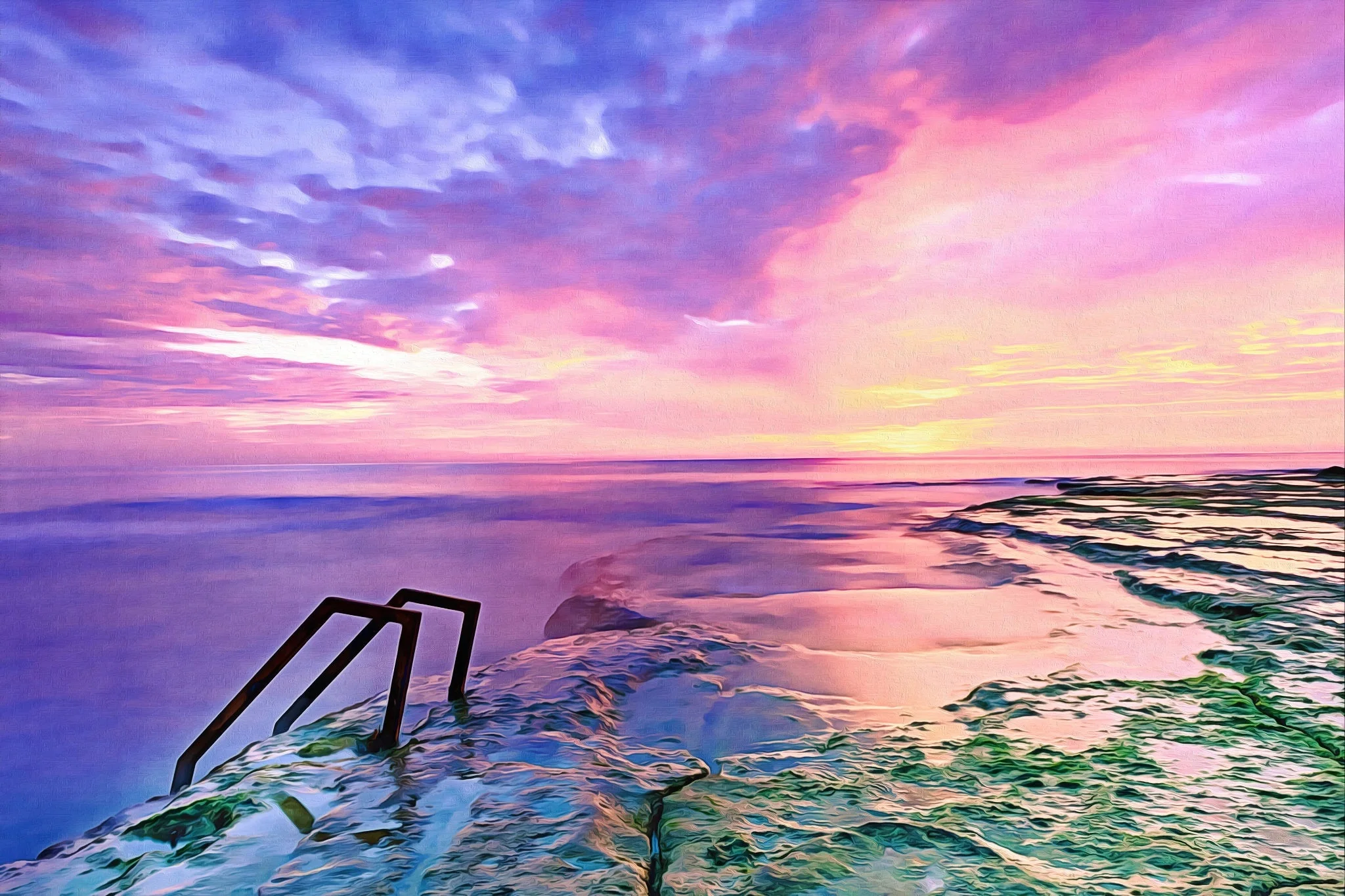 Fair Skies And Calm Sea - Art by Denise Dundon
