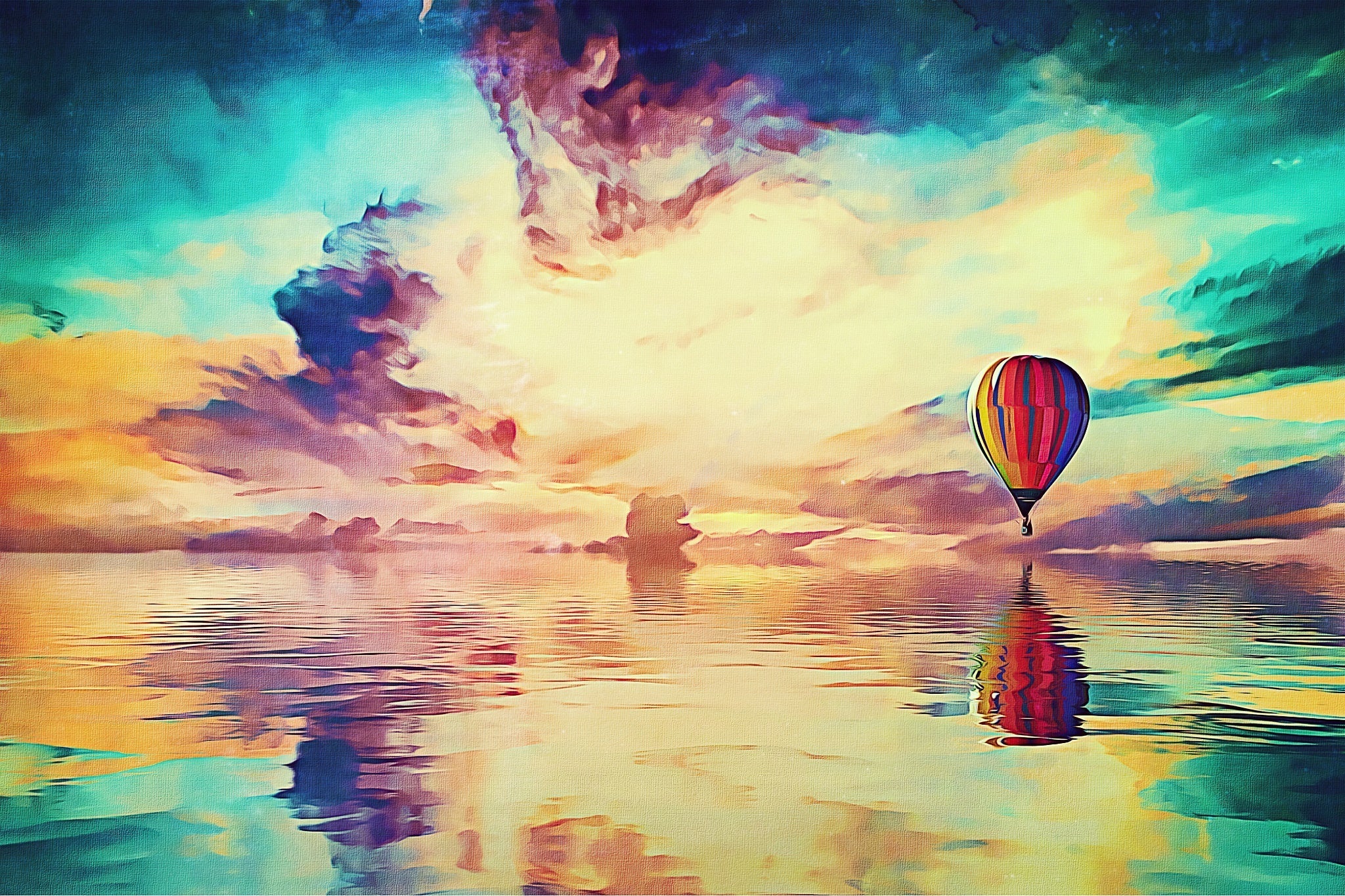 Floating Away - Art by Denise Dundon