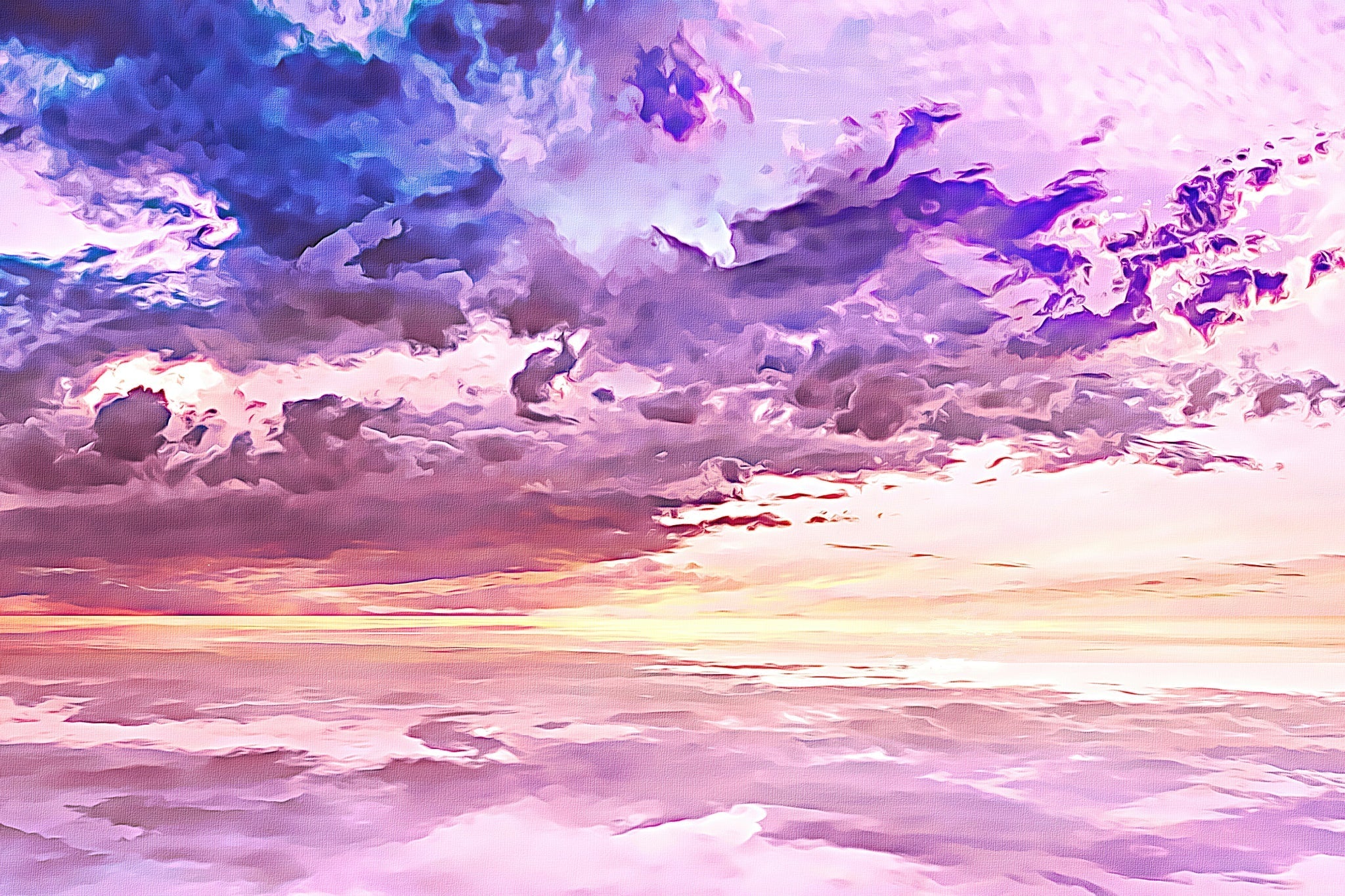 Floating In A Sea Of Clouds - Art by Denise Dundon