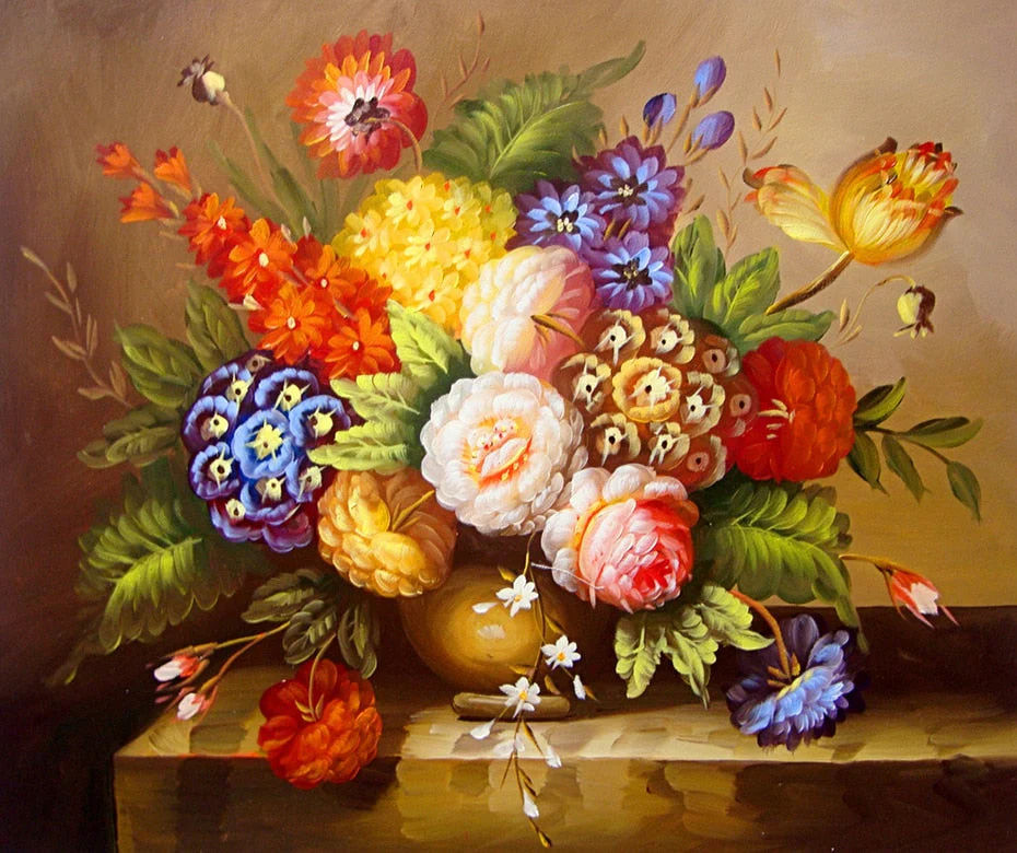 Flowers Vase DIY Diamond Painting