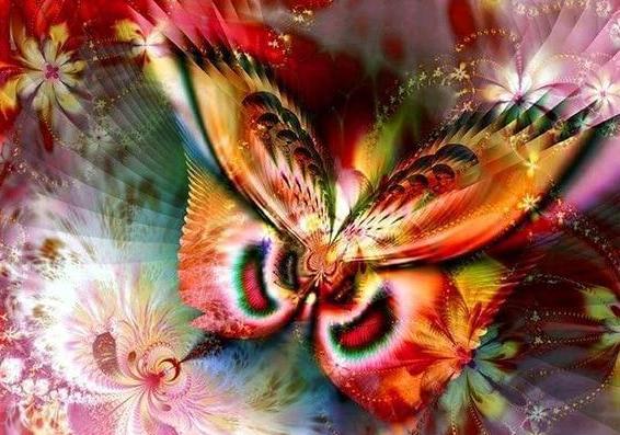 Flying Butterfly DIY Diamond Painting - Image 2