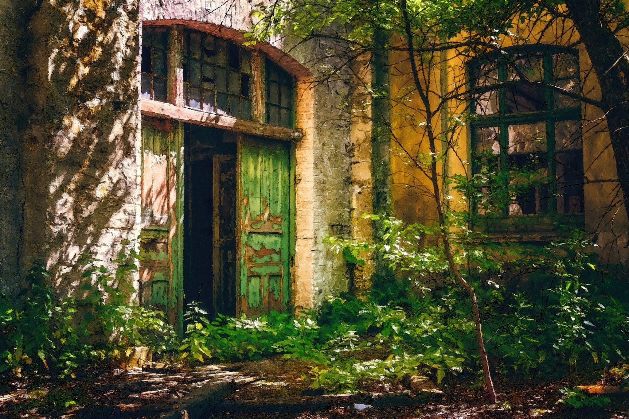 Forgotten Entrance - Art by Denise Dundon