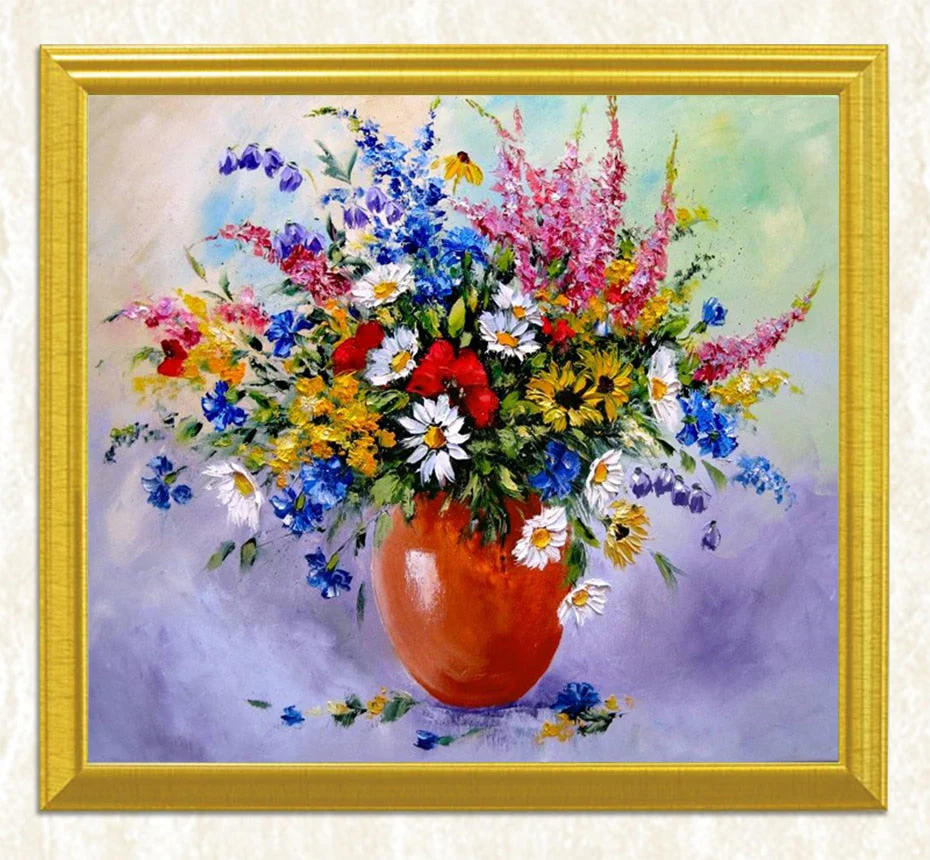 Fresh Flowers DIY Painting - Image 3