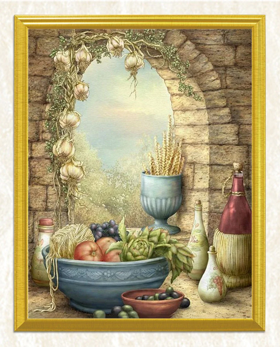 Fruits & Flower Pots DIY Paintings - Image 3