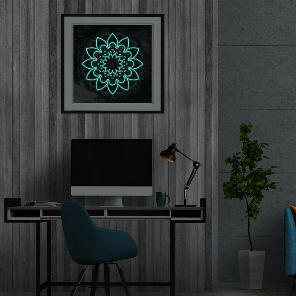 Glow In The Dark 5D Painting Mandala Style - Image 2